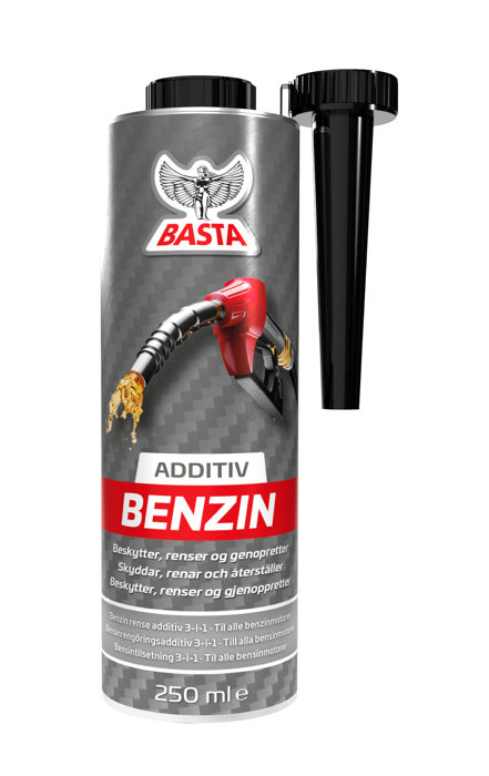 Basta benzinadditiv 3-i-1 250 ml